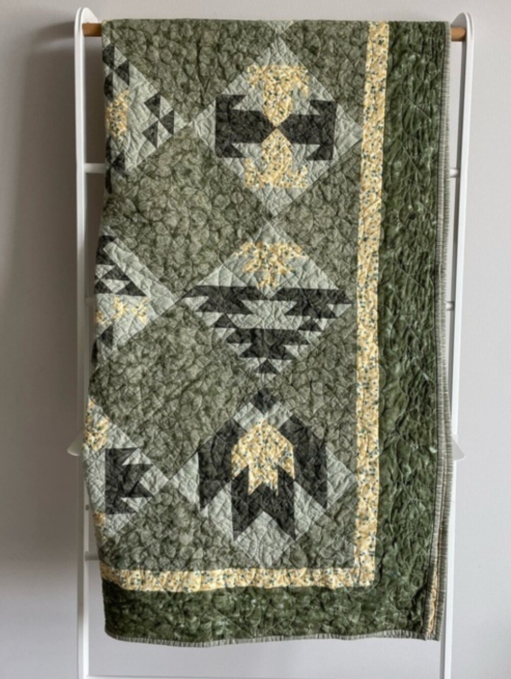 Handmade patchwork quilt